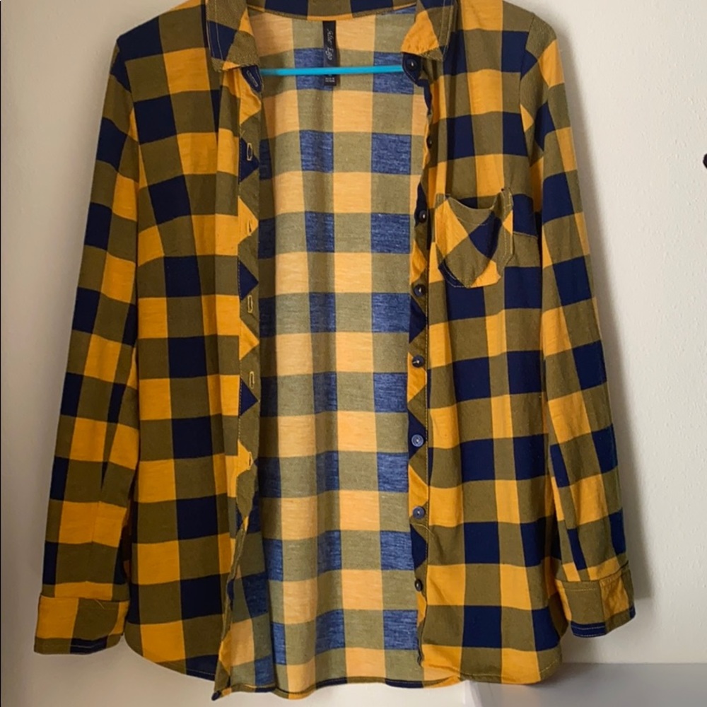 Yellow & blue Long sleeve